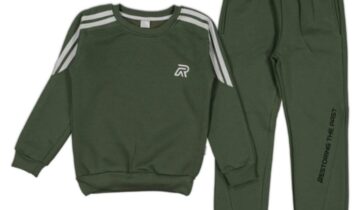 Φόρμα Φούτερ Πράσινη Athletic Junior - Νο 6-10 ετών