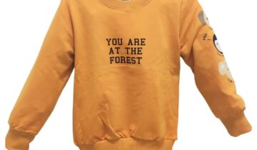 Μπλούζα Μακρυμάνικη Πορτοκαλί Forest Animals Mini – Νο 3-7 ετών