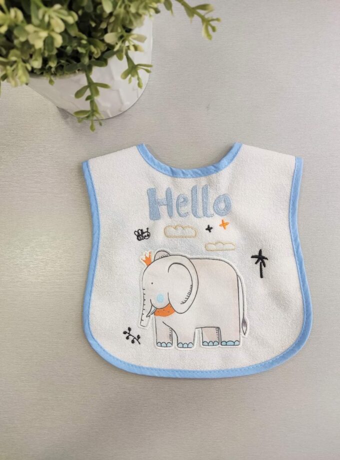 Σαλιάρα Ελεφαντάκι Σιελ