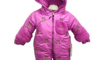 Φόρμα Εξόδου Κυκλάμινο Αρκουδάκια Bebe - Νο 3-18 μηνών