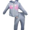 Σύνολο Φούτερ με Ζακέτα Γαλάζιο Mini - Νο 3-6 ετών