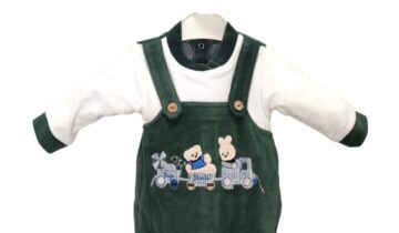 Φορμάκι Βελουτέ Ζωάκια Κυπαρισσί - Νο 0-6 μηνών