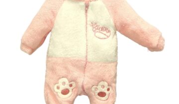 Φορμάκι Εξόδου Κουνελάκι Σομόν Bebe - Νο 3-9 μηνών