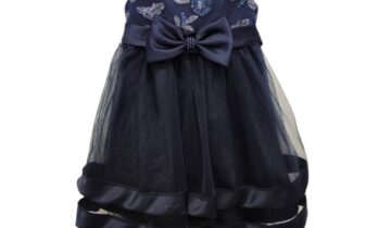 Φόρεμα Αμπιγιέ Μπλε Midnight - Νο 4 ετών