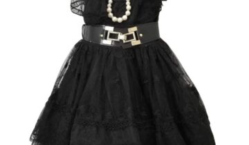 Φόρεμα Δανδελένιο Μαύρο Junior - Νο 6-12 ετών