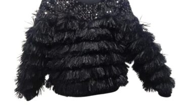 Μπλούζα Πούλιες και Γουνάκι Μαύρο - Νο 3-7 ετών