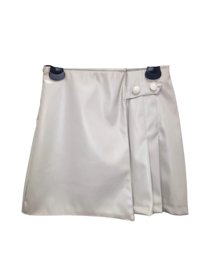 Φούστα Δερματίνη Εκρού Φάκελος Junior - Νο 6-9 ετών