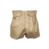Σόρτς Μπεζ Δερματίνη Junior - Νο 7-10 ετών