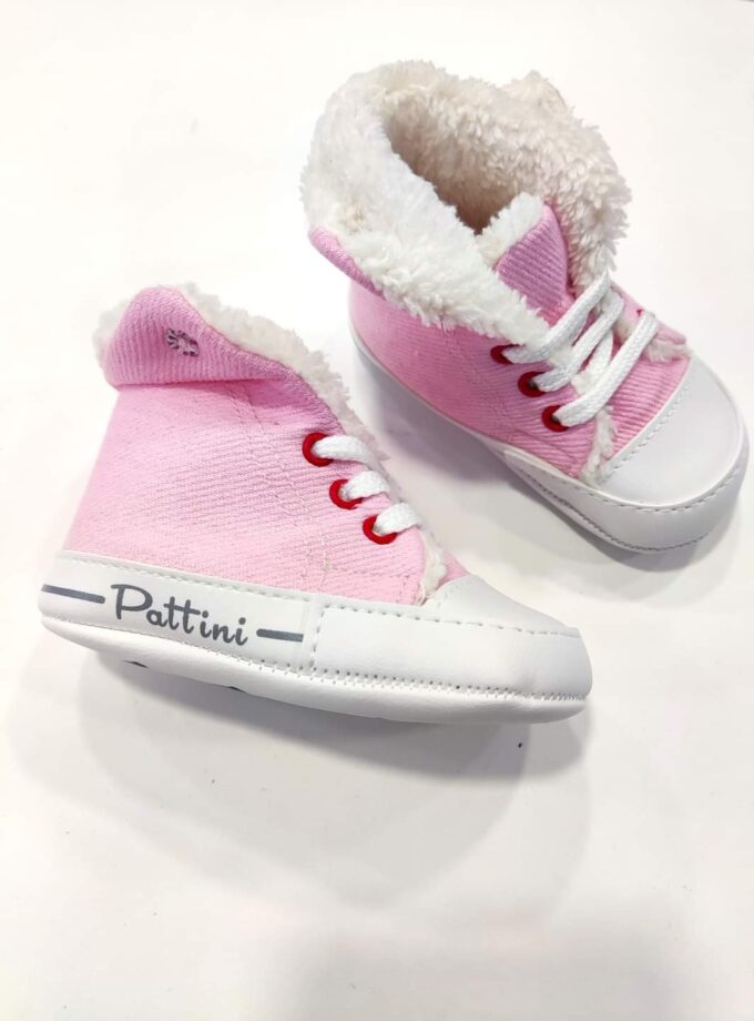 Μποτάκι Αγκαλιάς με Γουνάκι Ροζ