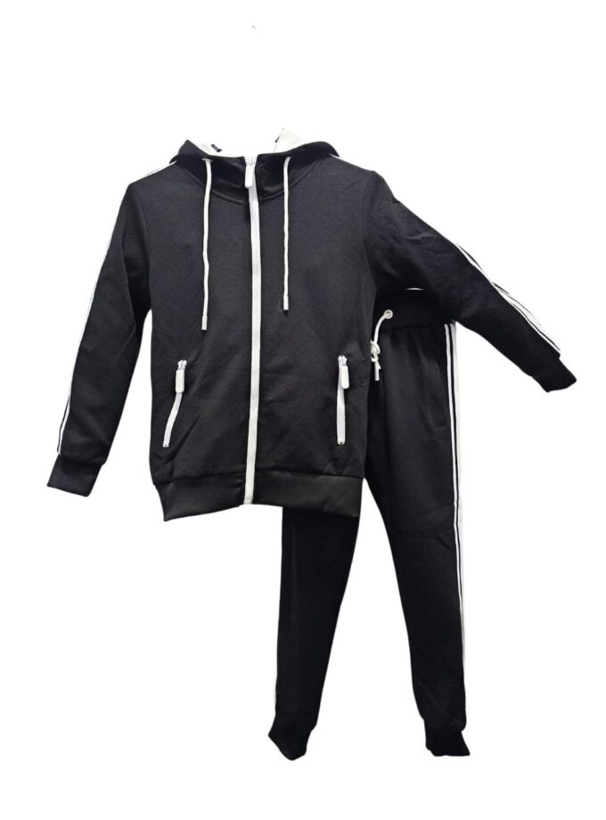 Φόρμα Μαύρη Athletic Junior - Νο 4-12 ετών