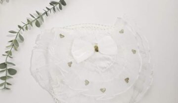Βρακάκι Φιγούρας Άσπρο με Χρυσά Στοιχεία