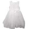 Φόρεμα Άσπρο με Κεντητό Μπούστο Junior - Νο 4-14 ετών