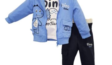 Συνολάκι Τριπλό Dino Ραφ Bebe - Νο 12-36 μηνών