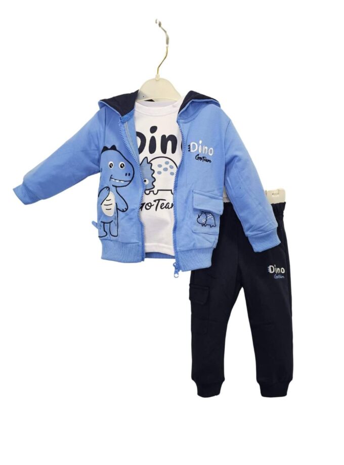 Συνολάκι Τριπλό Dino Ραφ Bebe - Νο 12-36 μηνών