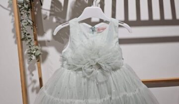 Φόρεμα Αμπιγιέ Μέντα Mini - Νο 1-5 ετών