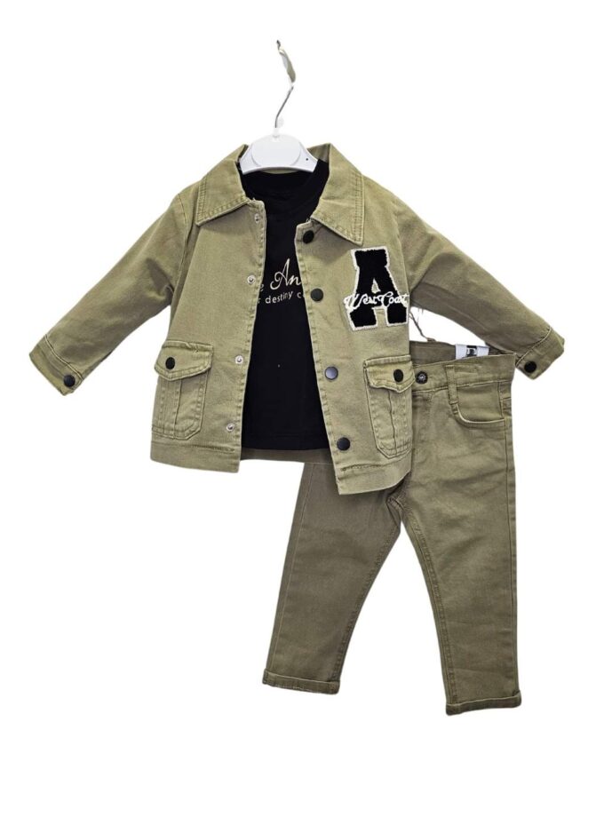 Σύνολο Χακί West Coast Mini - Νο 1-4 ετών