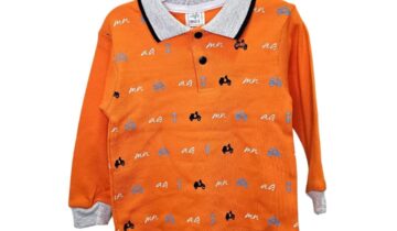 Μπλούζα Polo Πορτοκαλί Bebe - Νο 6-18 μηνών