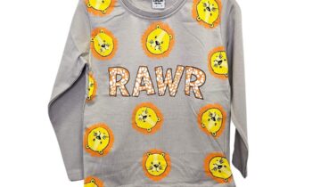 Μπλούζα Λιονταράκια Γκρι Mini - Νο 2-6 ετών