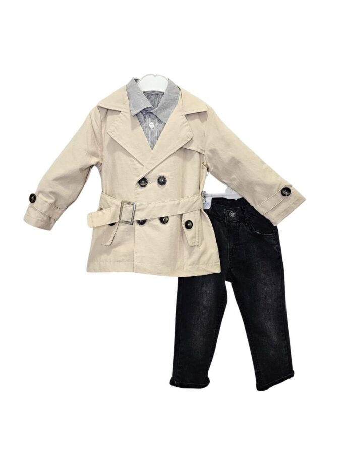 Σύνολο με Καμπαρντίνα Mini - Νο 2-5 ετών