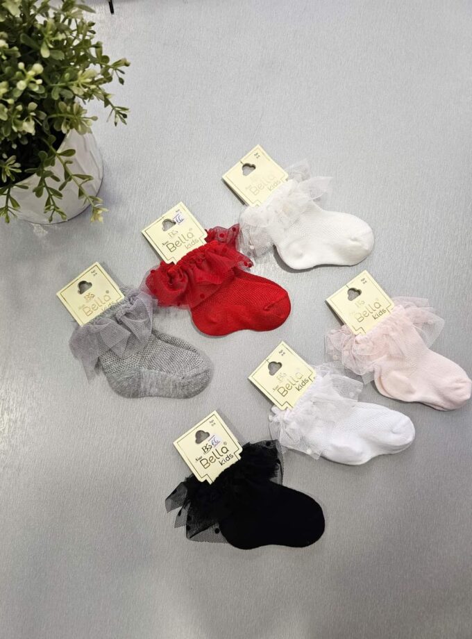 Καλτσάκι με Πουά Bebe - Νο 0-18 μηνών