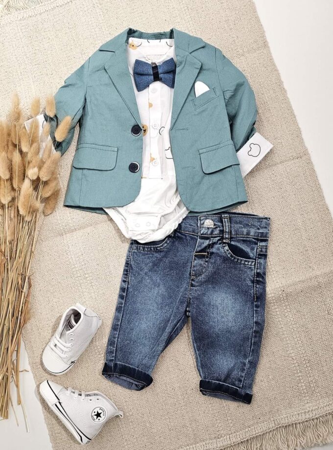 Σύνολο Κοστουμάκι Αρκουδάκια Bebe - Νο 3-12 μηνών