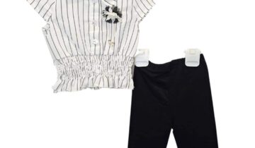 Σύνολο με Ριγέ και Κολάν Mini - Νο 2-6 ετών