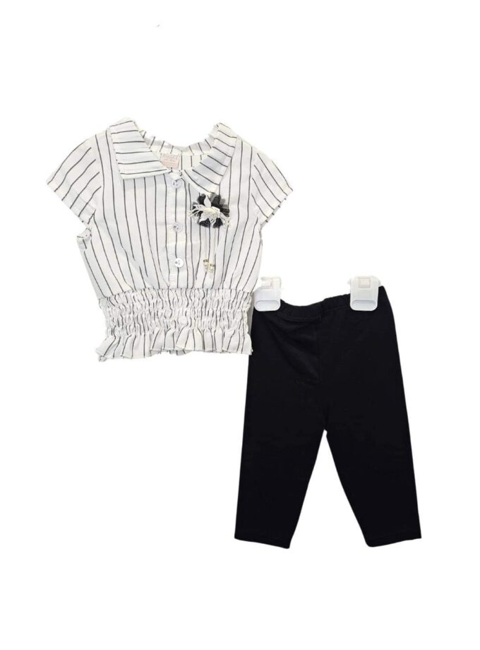 Σύνολο με Ριγέ και Κολάν Mini - Νο 2-6 ετών