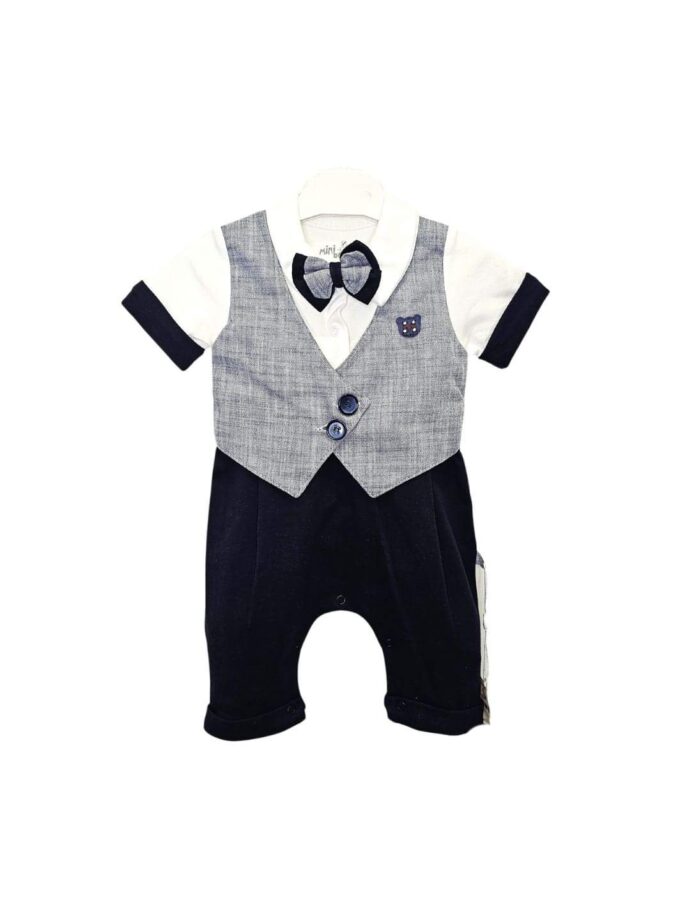 Φορμάκι "Κοστούμι" Μπλε Bebe - Νο 3-18 μηνών