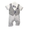 Φορμάκι "Κοστούμι" Γκρι Bebe - Νο 3-18 μηνών