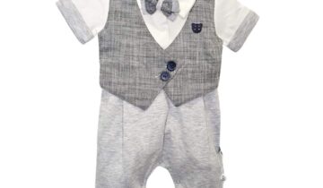 Φορμάκι "Κοστούμι" Γκρι Bebe - Νο 3-18 μηνών