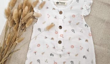 Φορμάκι Flowers με Κορδέλα Bebe- Νο 6-24 μηνών