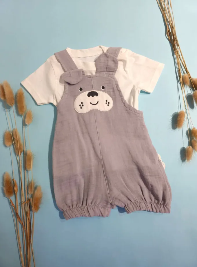 Σαλοπέτα Ζωάκι Γκρι Bebe