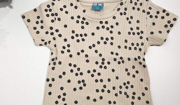 Μπλούζα Μπεζ Floral - Νο 3-7 ετών