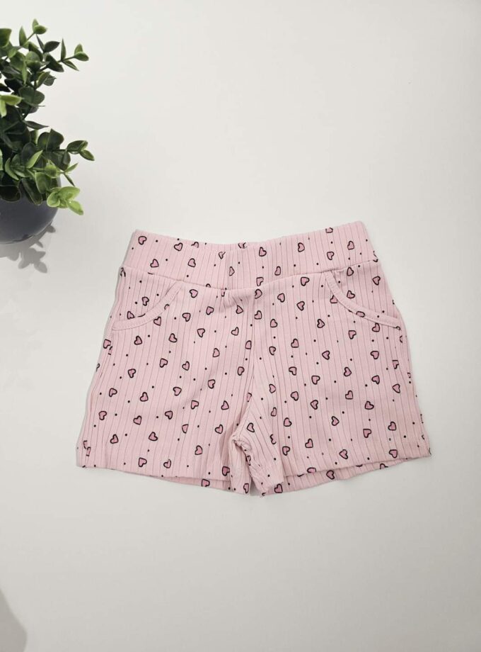 Σορτσάκι Ριπ Καρδούλες - Nο 5-8 ετών