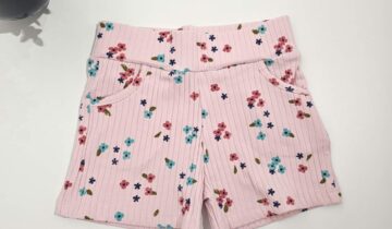 Σορτσάκι Σομόν Floral - Νο 5-8 ετών