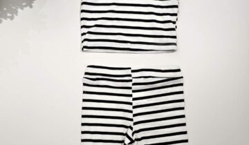 Σύνολο Ασπρόμαυρο Ριπ Junior - Νο 6-9 ετών