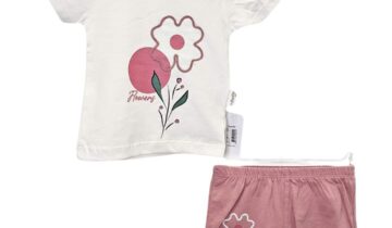 Σύνολο Βρεφικό Flowers - Νο 9-24 μηνών