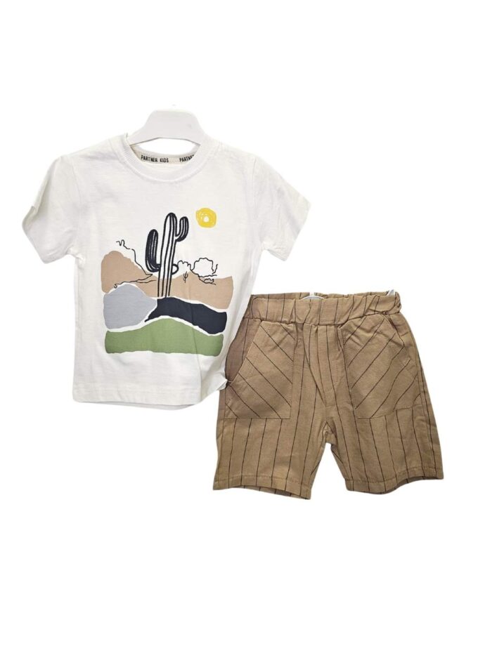 Σύνολο Cactus Μπεζ Mini - No 2-5 ετών