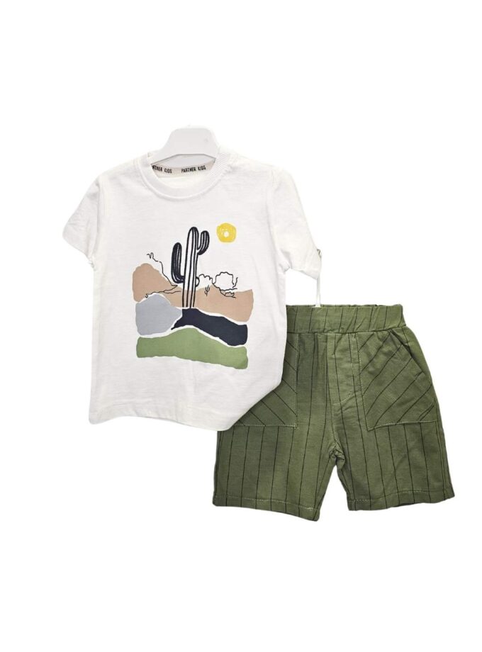 Σύνολο Cactus Λαδί Mini - No 2-5 ετών