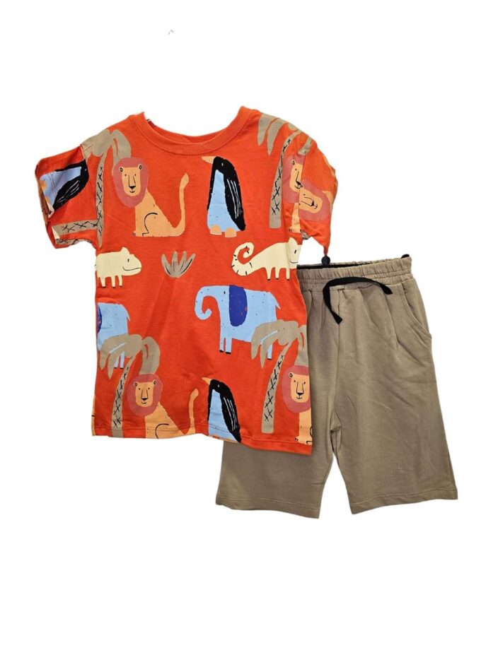 Σύνολο Animals Πορτοκαλί Mini - Νο 3-6 ετών