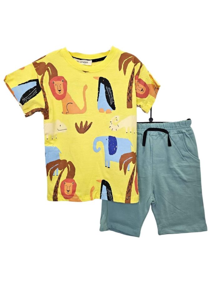 Σύνολο Animals Κίτρινο Mini - Νο 3-6 ετών