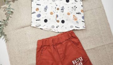 Σύνολο με Πλανήτες Κεραμιδί Bebe - Νο 9-24 μηνών