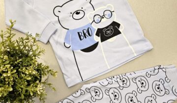 Μπιτζάμα Αρκουδάκια Γαλάζιο Mini - Νο 1-3 ετών