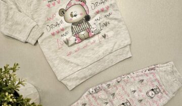 Μπιτζάμα Bear Ροζ Bebe - Νο 9-12 μηνών