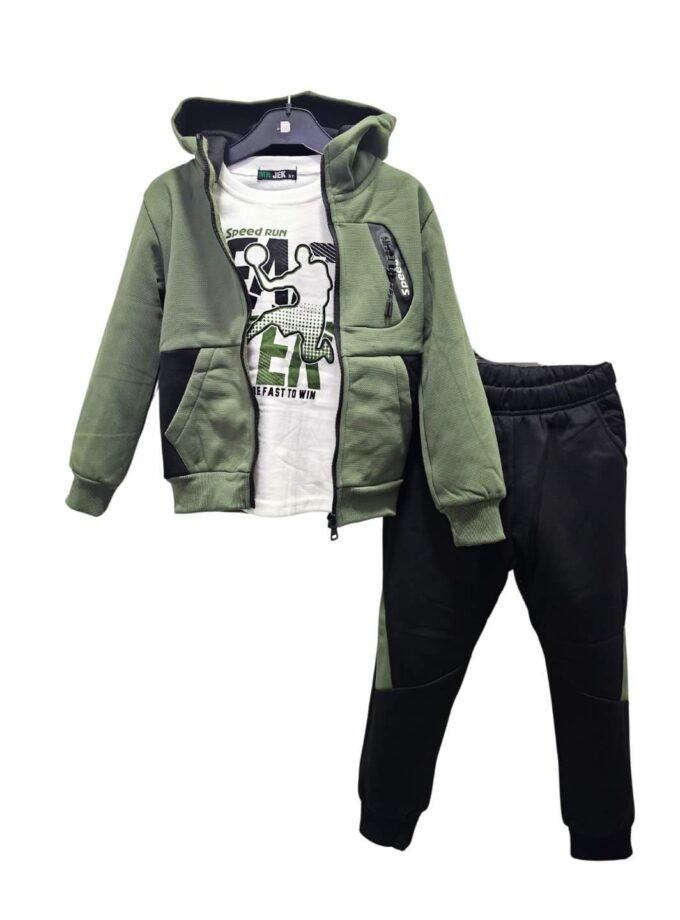 Σύνολο Τριπλό Speed Λαδί Junior - Νο 4-12 ετών