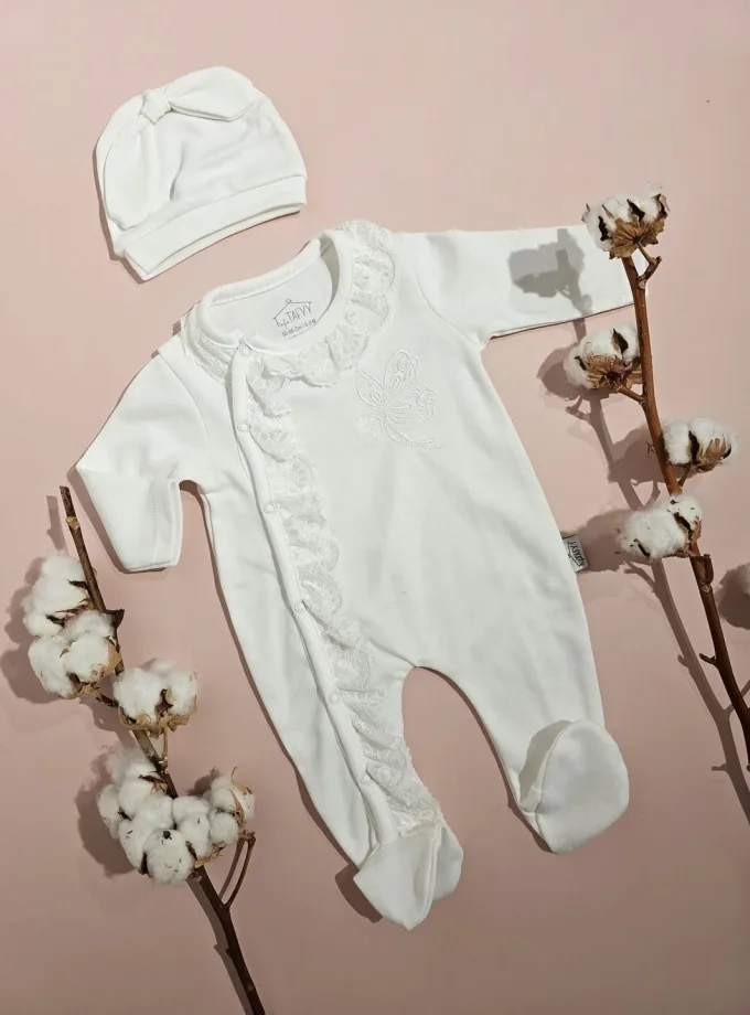 Φορμάκι Κέντημα και Κηπούρ Λευκό