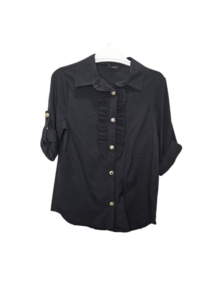 Πουκάμισο Μαύρο Junior - Νο 11-14 ετών