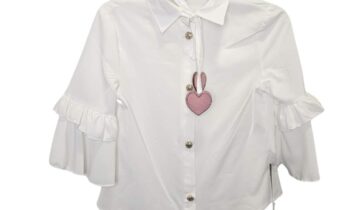 Πουκάμισο Λευκό με Καρδούλα Junior - Νο 6-10 ετών