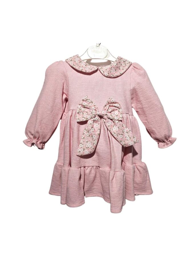 Φόρεμα Φρεζ Γιακάς Ροζ Bebe - Νο 9-24 μηνών