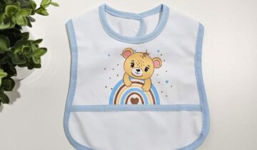 Σαλιάρα Λιονταράκι Σιελ